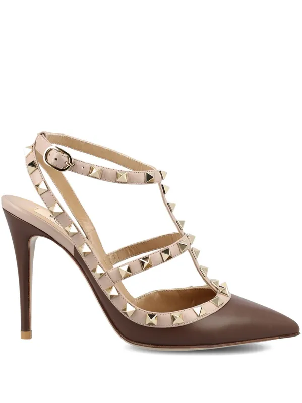 Rockstud Leather Pumps - Valentino Garavani