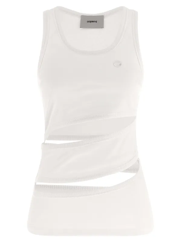Spiral Tops White - Coperni