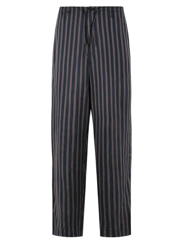 Penny Striped Cupro Trousers - Dries Van Noten