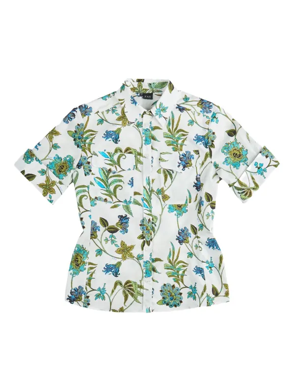 Printed Cotton Shirt - Fay