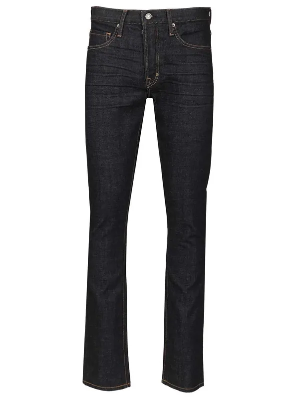 Selvedge Slim Fit Jeans Blue - Tom Ford