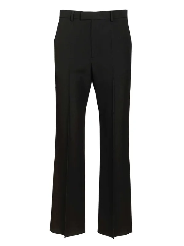 Formal Wool Trousers Black - Valentino Garavani
