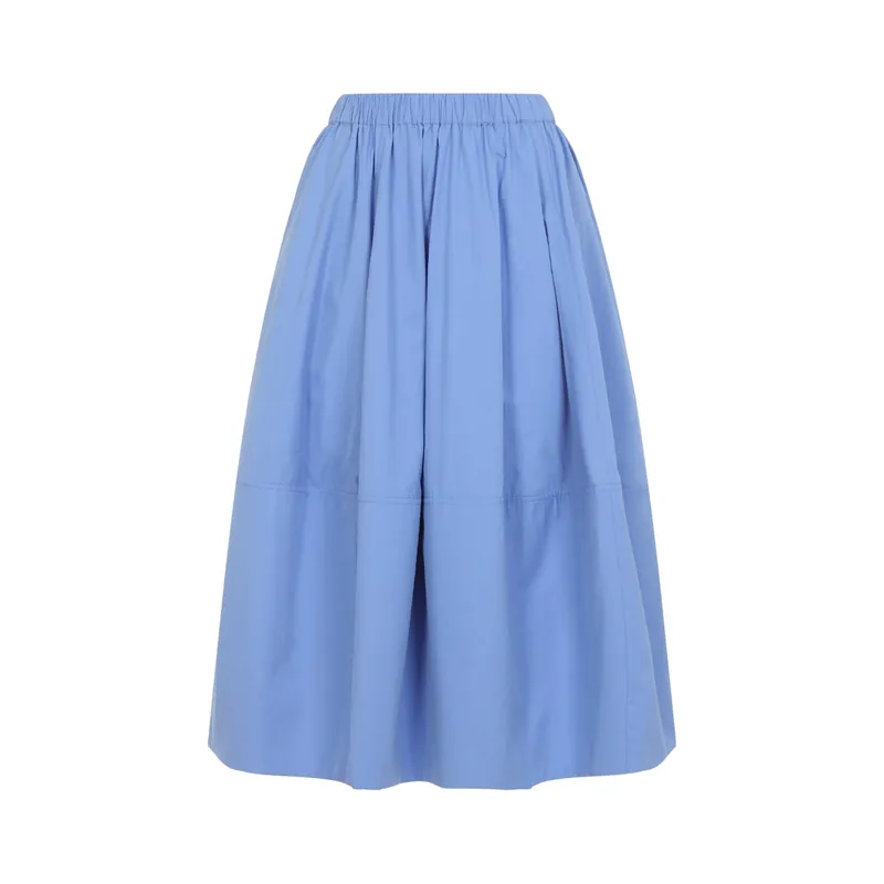 Midi Skirts Blue - Co