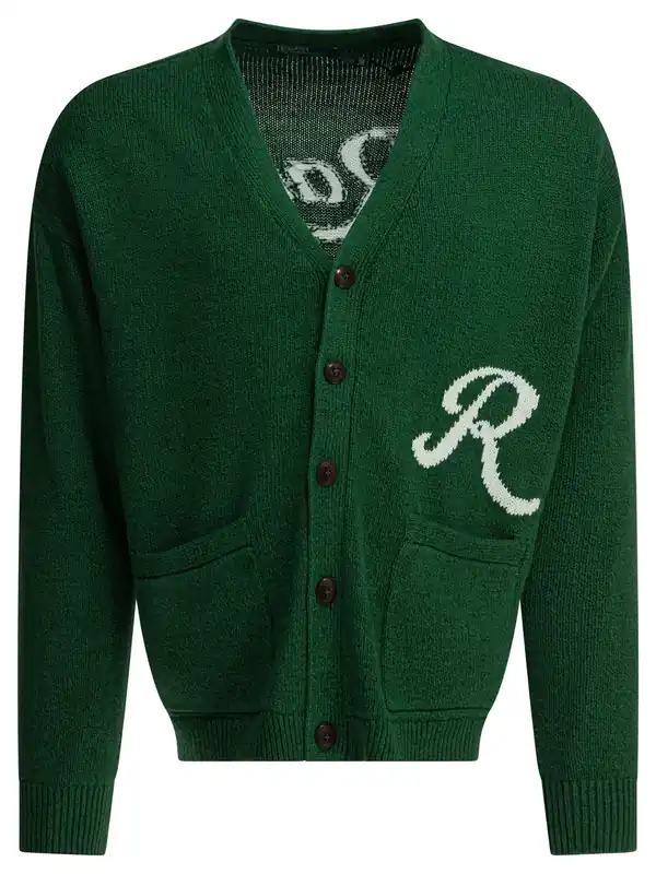 Cardigan With Logo Knitwear Green - Polo Ralph Lauren