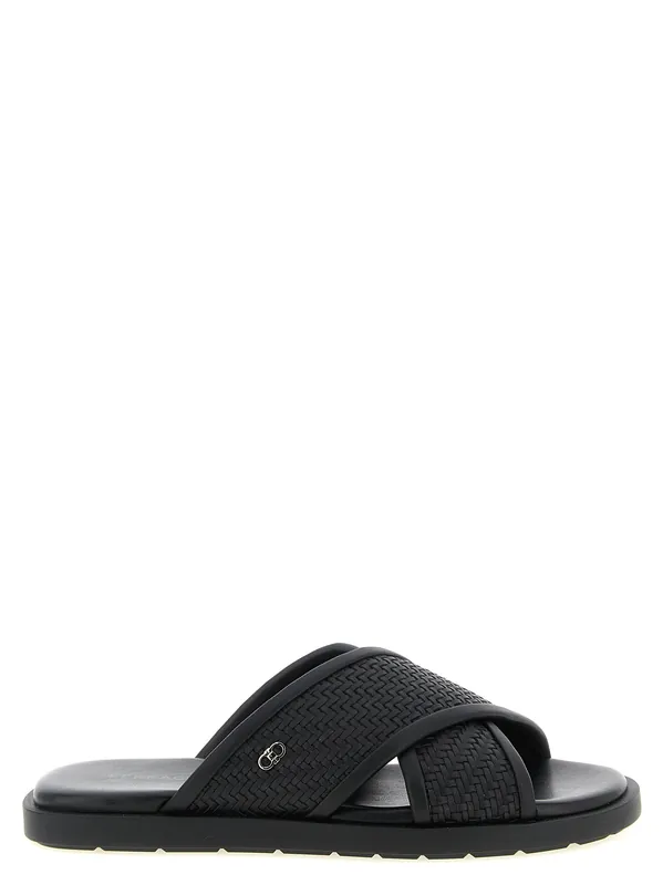 Brise 2 Sandals Black - Ferragamo
