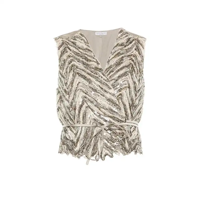 Tops Neutral, Black - Brunello Cucinelli