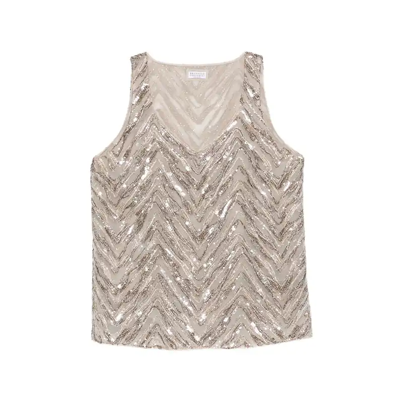 Tops Neutrals/Gold - Brunello Cucinelli