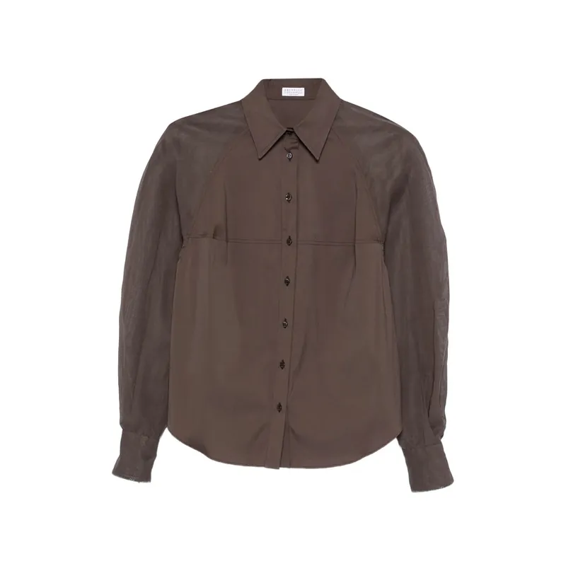 Shirts Brown - Brunello Cucinelli