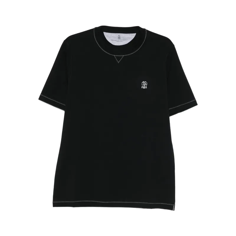 T Shirts Black - Brunello Cucinelli