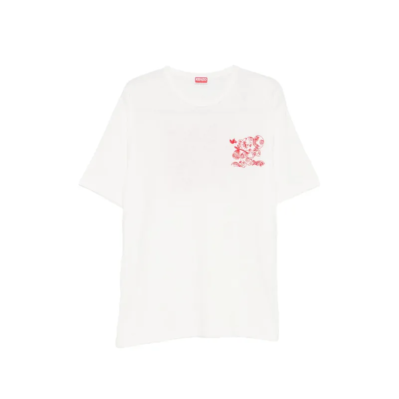T Shirts White, Red - Kenzo