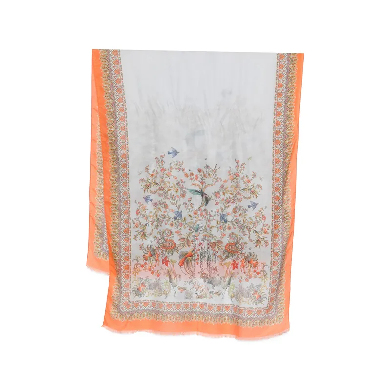 Scarves Neutral, Orange - Etro