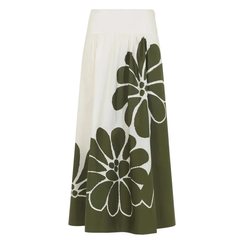 Skirts White, Green - Farm Rio