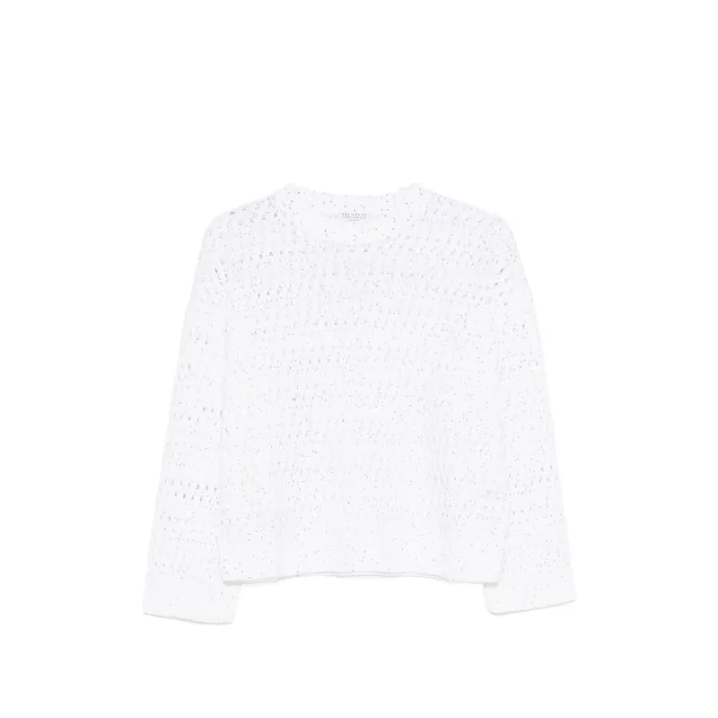 Sweaters White - Brunello Cucinelli