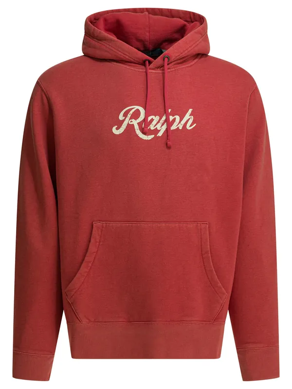 Hoodie With Logo Sweatshirts Red - Polo Ralph Lauren