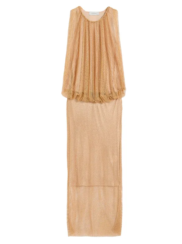 Sleeveless Jersey Dress With Crystals - Sportmax