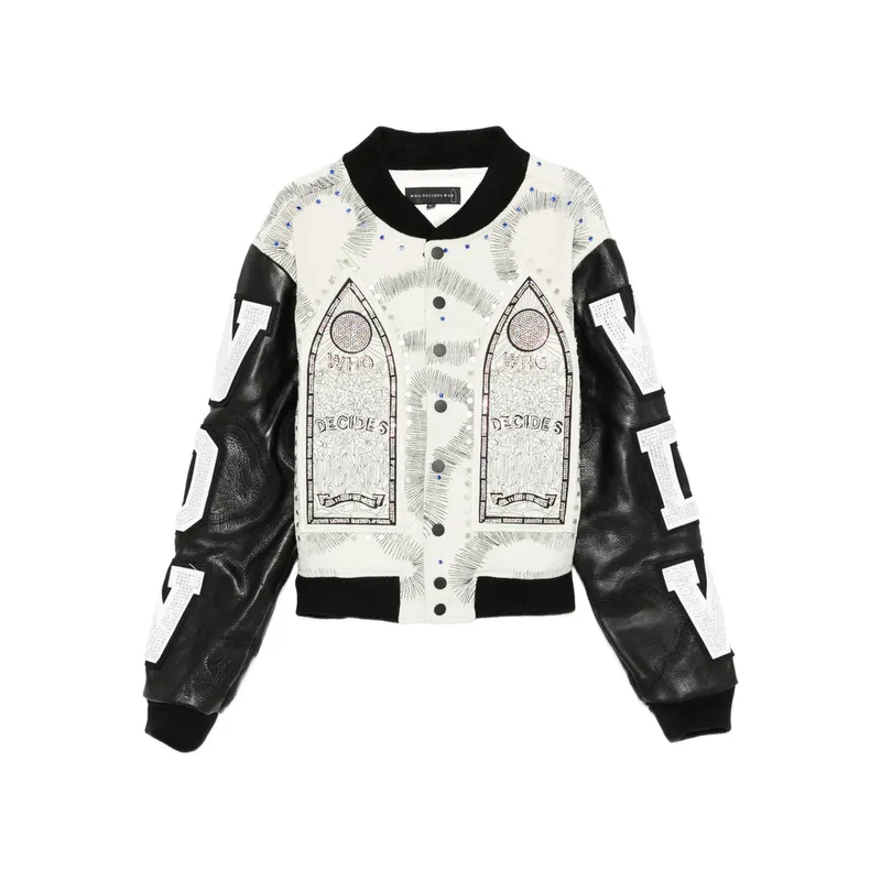 Leather Outerwears Neutral, Black - Who Decides War