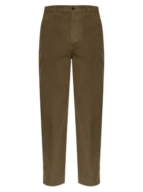 Pickerbys Cotton Trousers With Side Pocket - Dries Van Noten