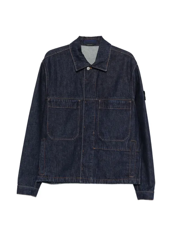 Denim Cotton Jacket - Stone Island