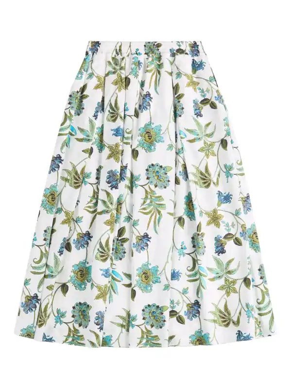 Printed Cotton Skirt - Fay