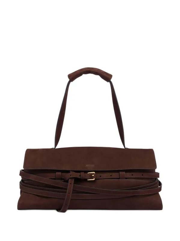 Tie Me Leather Handbag - Moschino