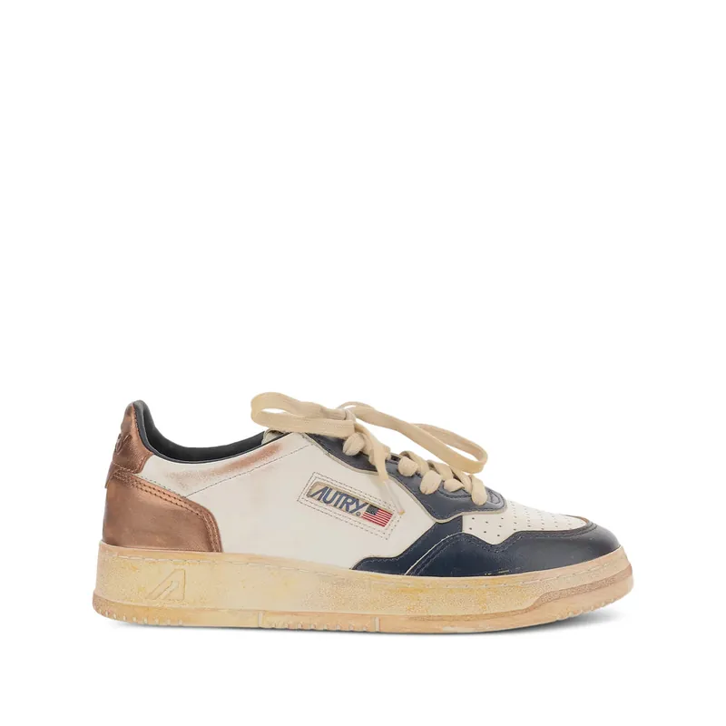 Sneakers White, Blue - Autry