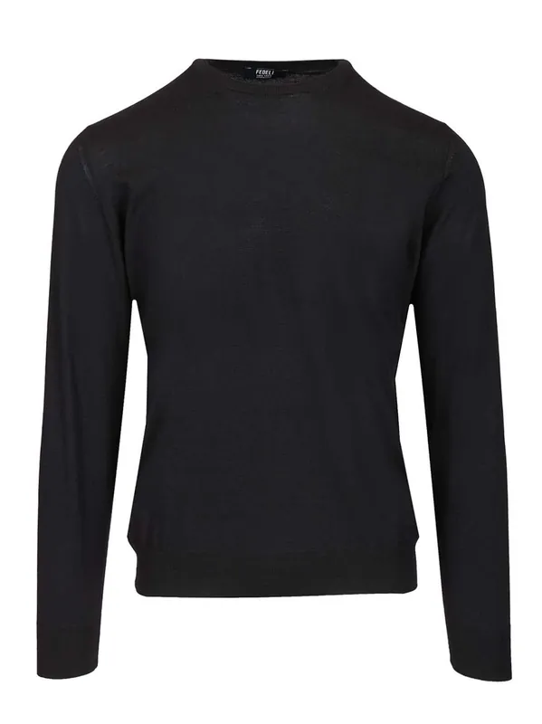 Long-Sleeved Sweater Knitwear Blue