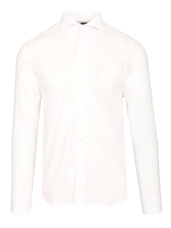 Long-Sleeved Shirt Shirts White