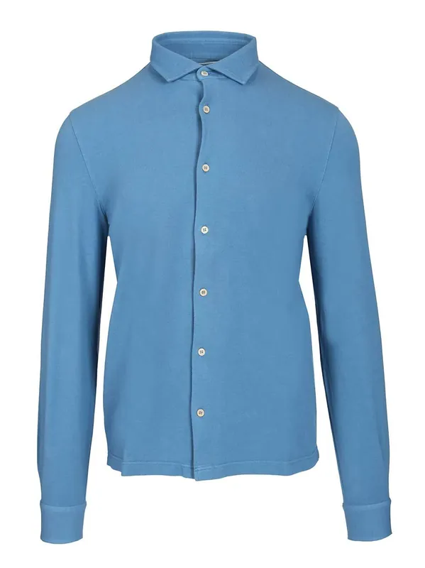 Long-Sleeved Shirt Shirts Light Blue