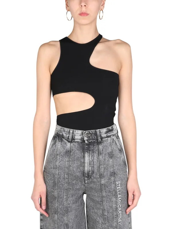 Compact Top With Cut Out Details - Stella McCartney