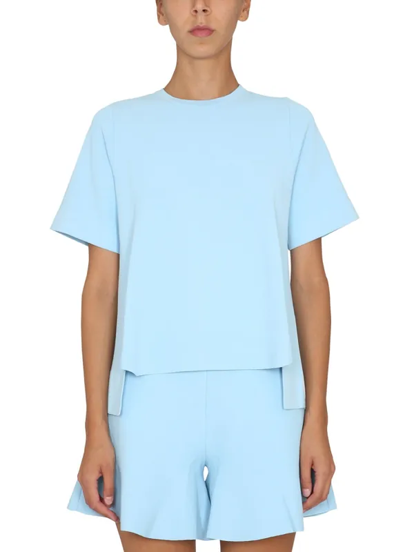 T-Shirt With Asymmetrical Hemline