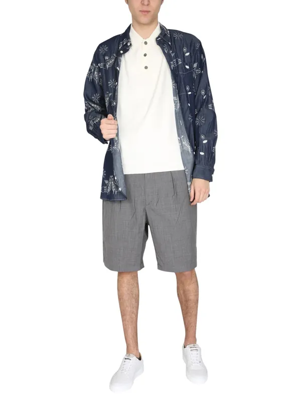 "Bird" Embroidery Shirt - Engineered Garments