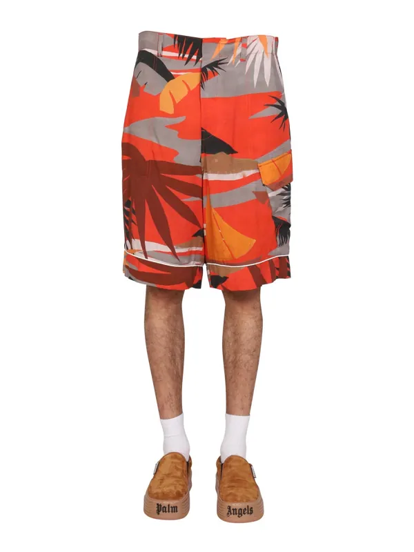 Cargo Bermuda Shorts - Palm Angels