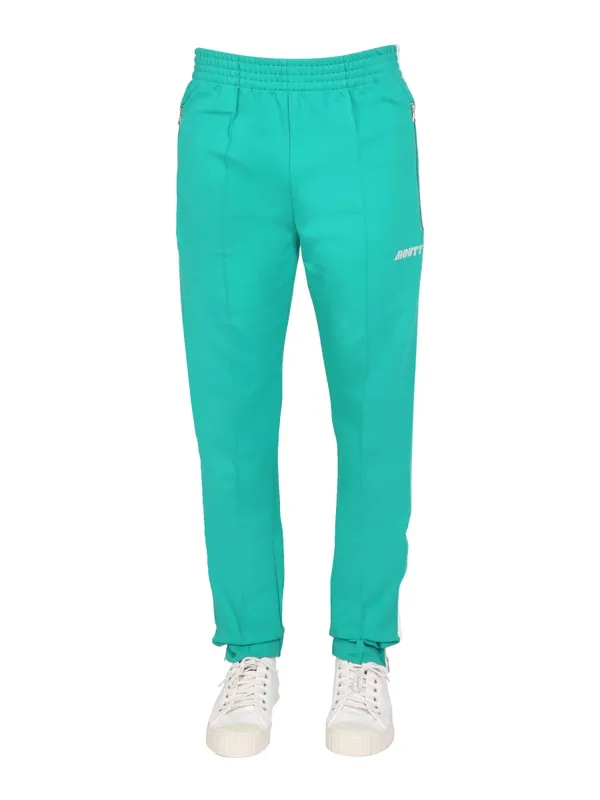 Logo Embroidery Jogging Pants - Mouty