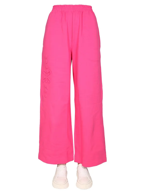 Wide Leg Jogging Pants - Alexander McQueen