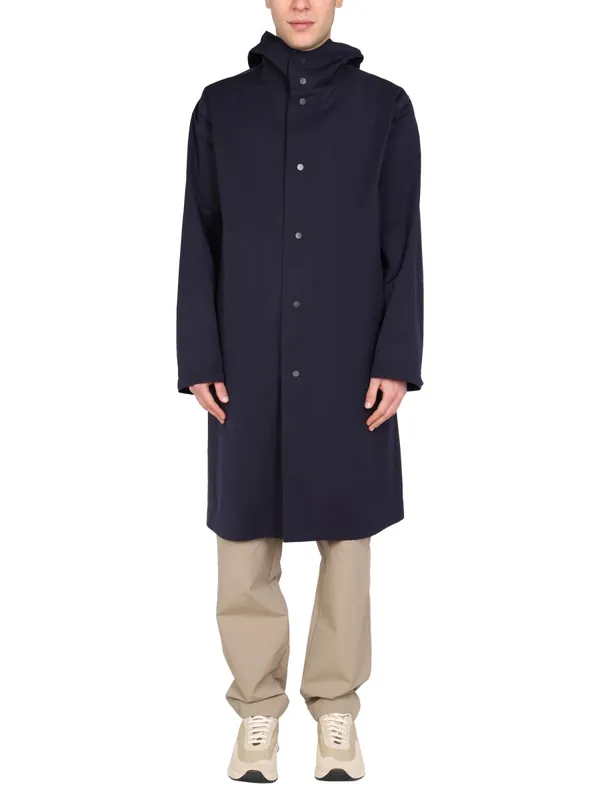 Hooded Trench Coat - Monobi