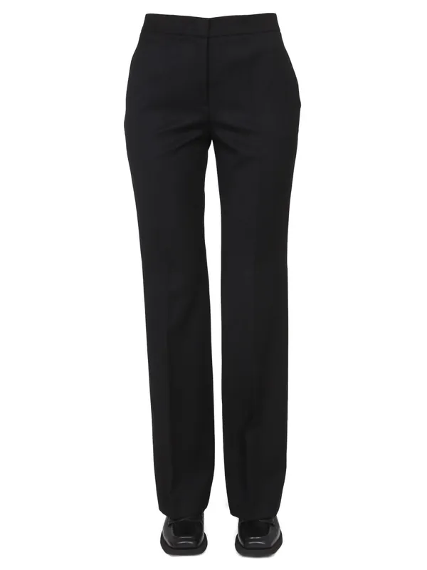 Wool Grain De Poudre Pants - Moschino