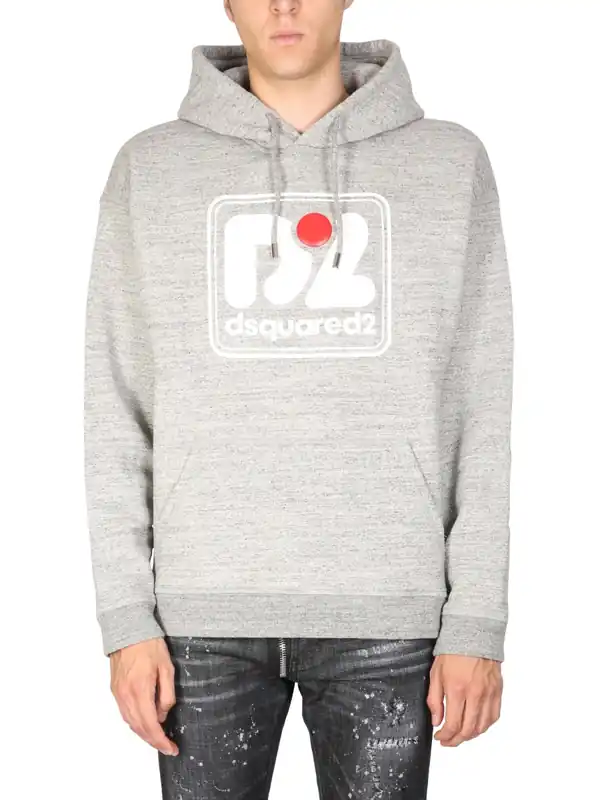 Camo Patch Herca Anorak Sweatshirt - Dsquared2