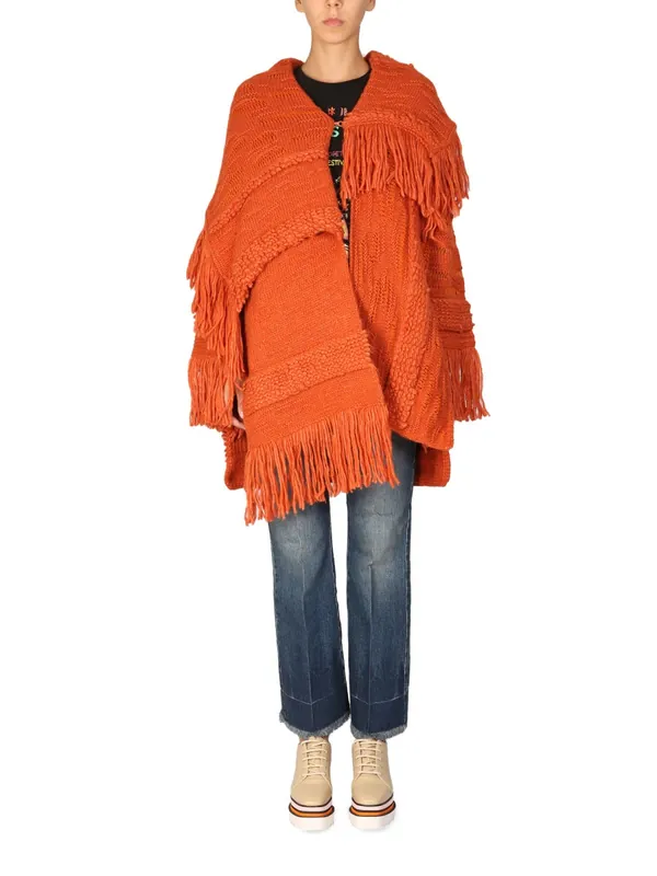 Knitted Textured Coat - Stella McCartney
