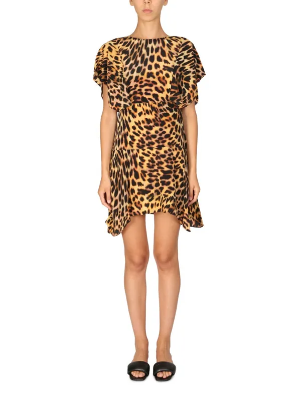 Spotted Print Mini Dress - Stella McCartney