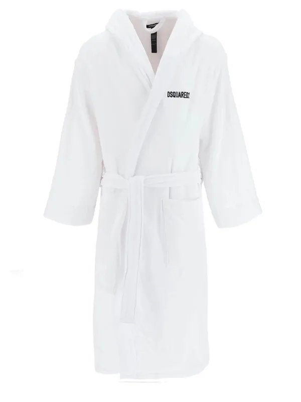 Bathrobe With Logo - Dsquared2