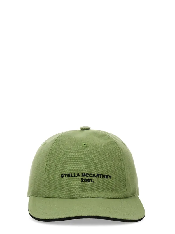 Baseball Hat With Logo Embroidery - Stella McCartney