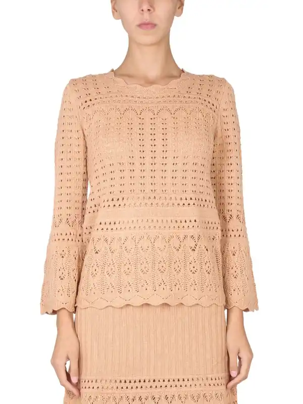 Wool Blend Sweater - Moschino
