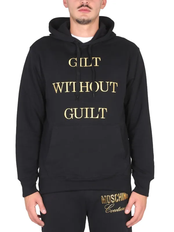 "Guilt Without Guilt" Sweatshirt - Moschino