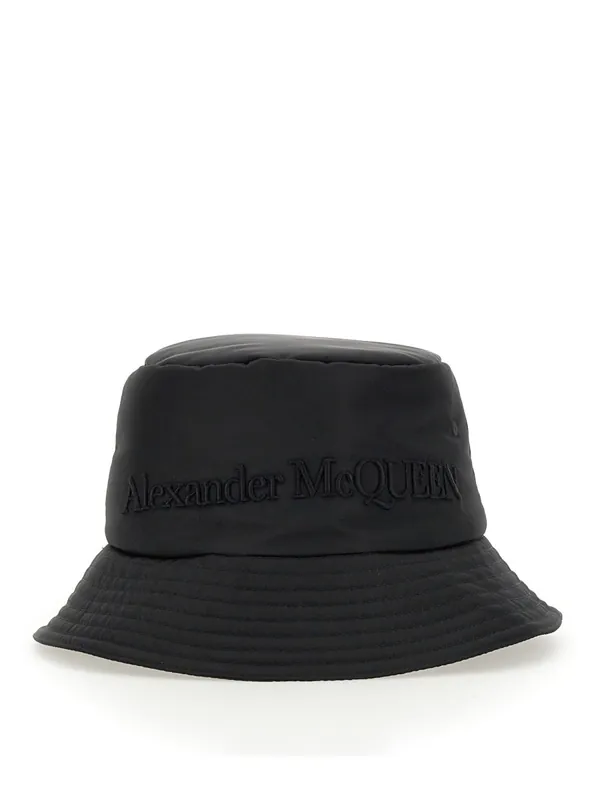 Bucket Hat With Logo - Alexander McQueen