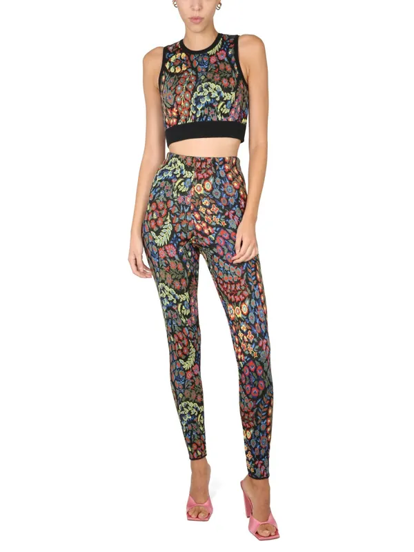 Jacquard Wool Blend Top And Leggings - Etro