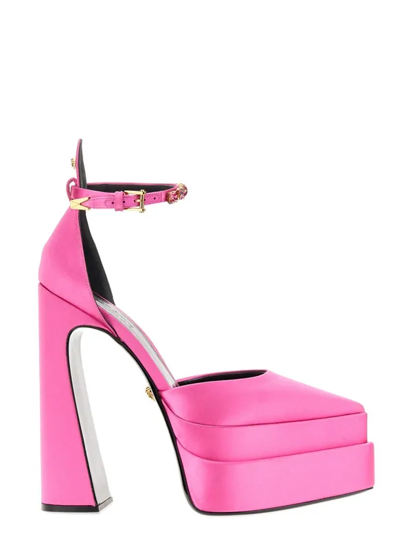 Aevitas Pointy Platform Pumps - Versace
