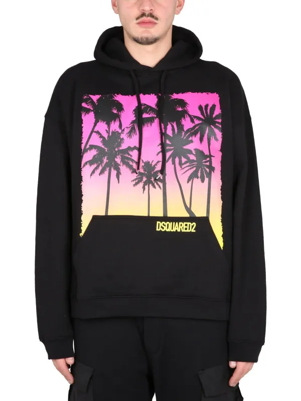Sunrise Print Sweatshirt - Dsquared2