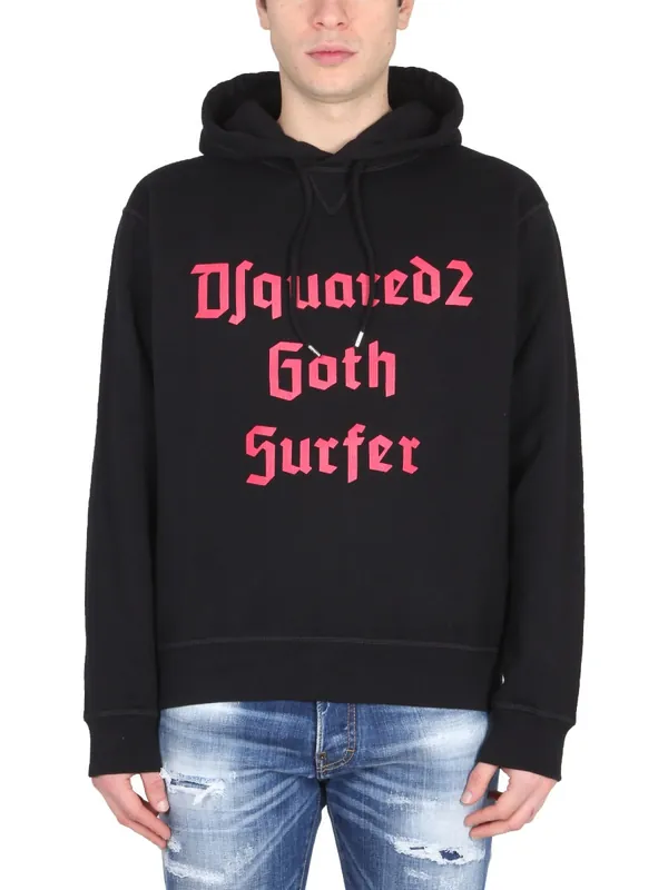 Sweatshirt With Logo Print - Dsquared2