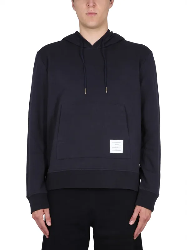Sweatshirt With Embroidery - Thom Browne