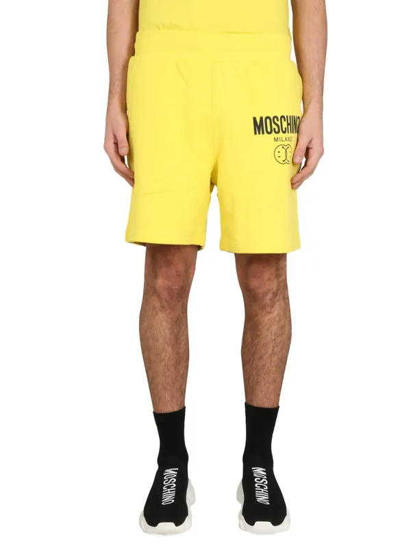 Bermuda With Logo - Moschino